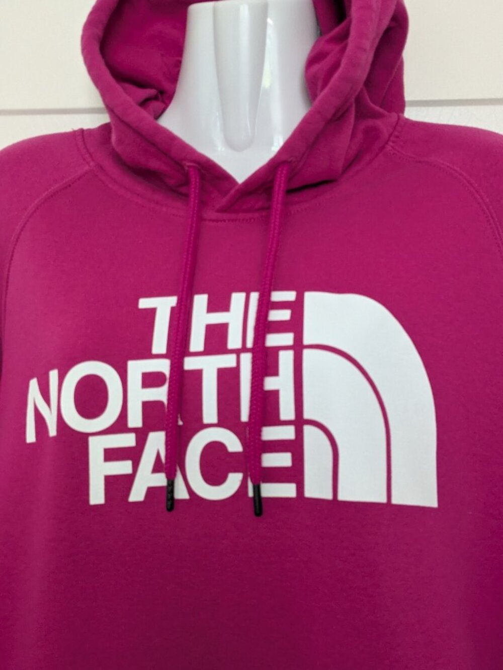 The North Face Women's Half Dome Logo Pink Fuschia Hoodie Size XXL - Picture 3 of 9